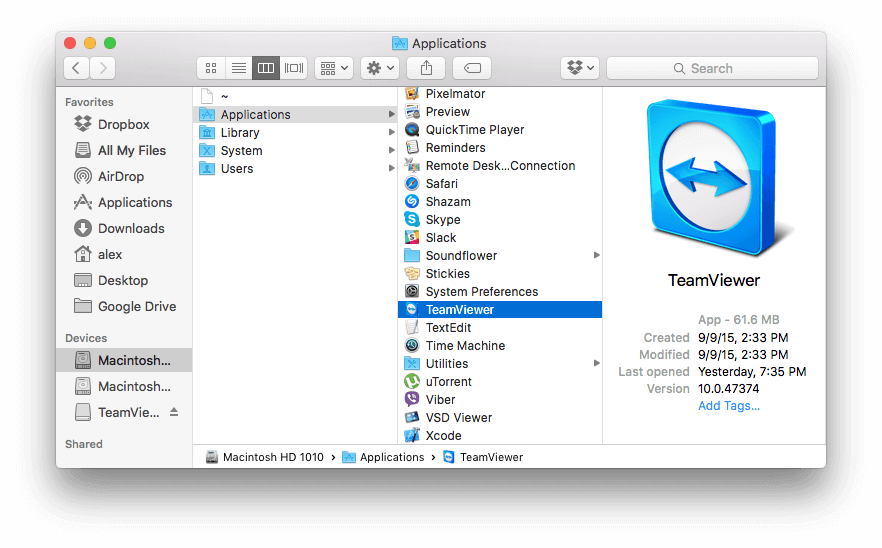 Teamviewer 8 for mac